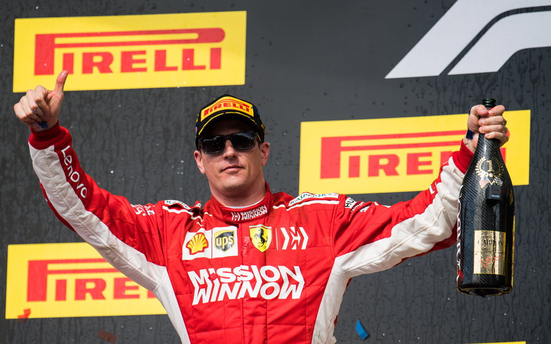 2018年US GP、キミ・ライコネンの不屈の精神が導いた記録的快挙