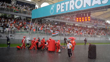 The six times half points were awarded for an F1 race