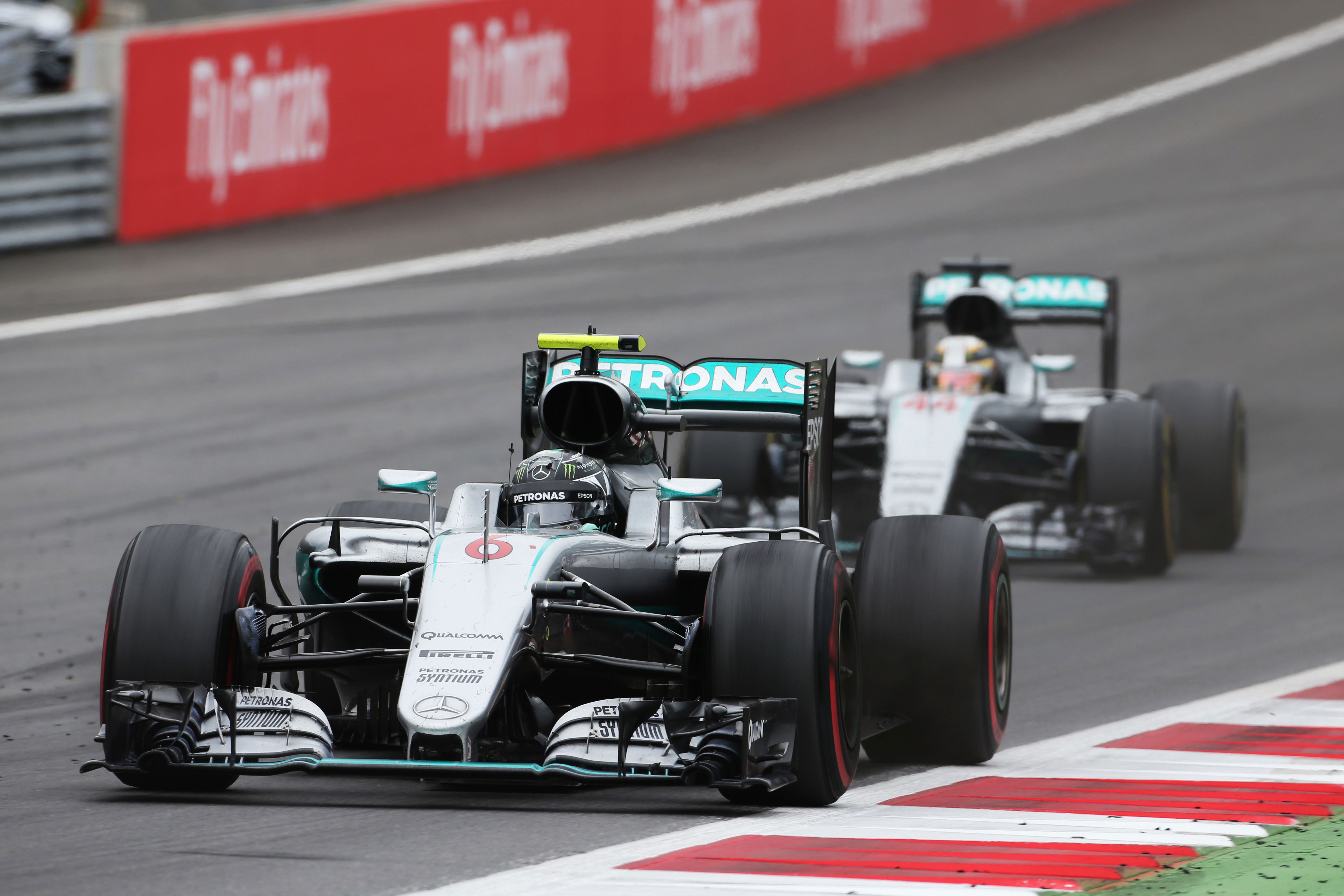 Rosberg Hamilton Austria