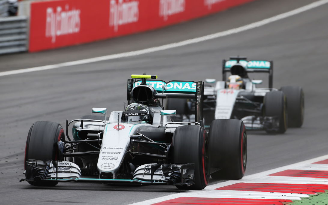 Rosberg Hamilton Austria