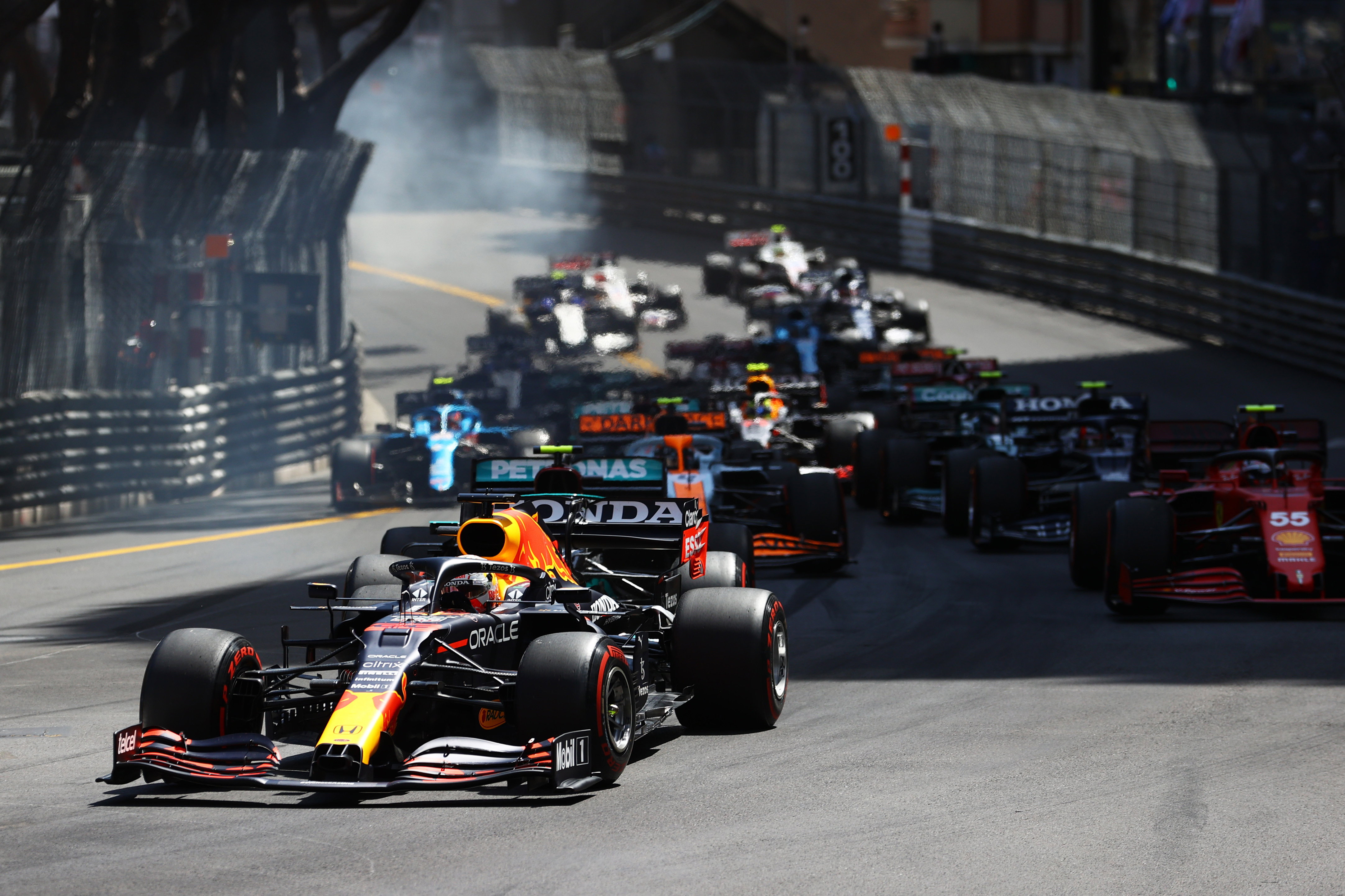 Verstappen Monaco Start 2021