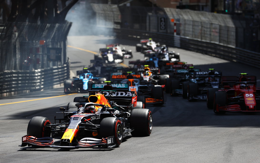 Verstappen Monaco Start 2021
