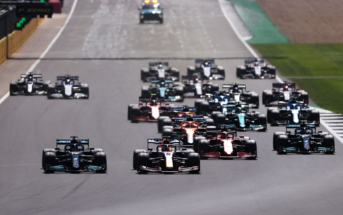 Start Silverstone Verstappen Hamilton 2021