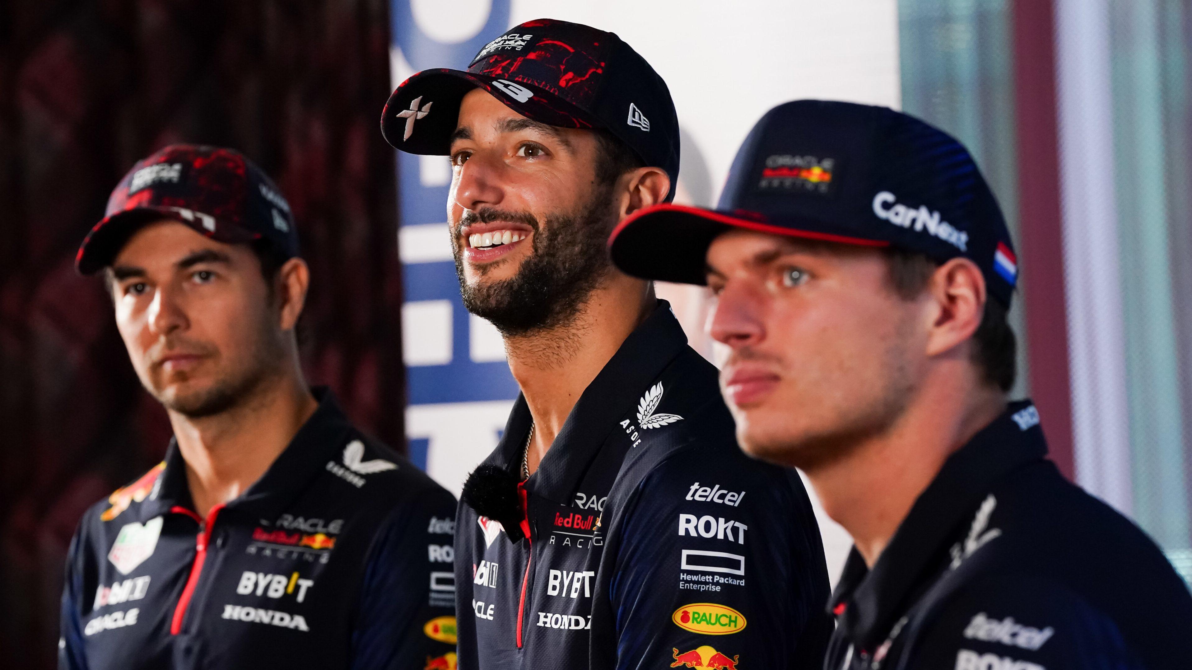 Verstappen Ricciardo Perez 2023