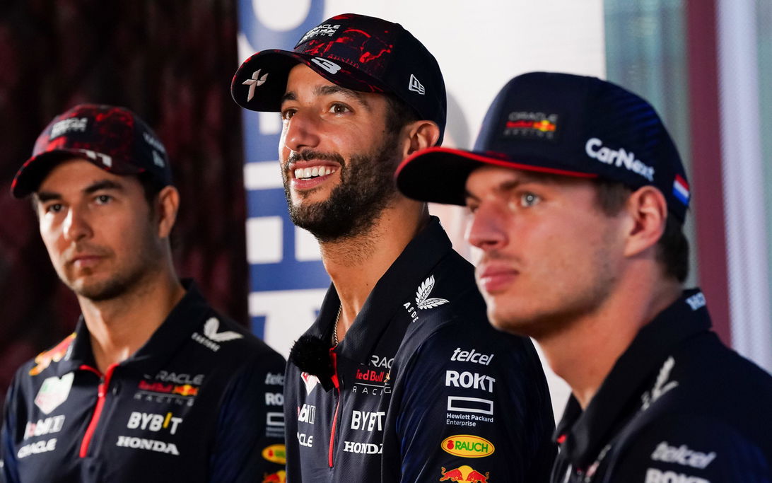 Verstappen Ricciardo Perez 2023