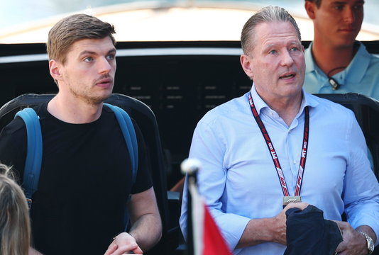 Jos en Max Verstappen