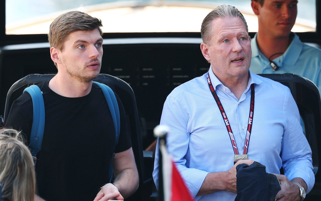 Jos en Max Verstappen