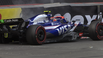 Pijnlijke crash Tsunoda leidt tot rode vlag in kwalificatie Mexico