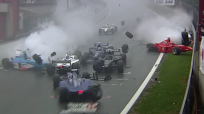 Spa 1998 start crash