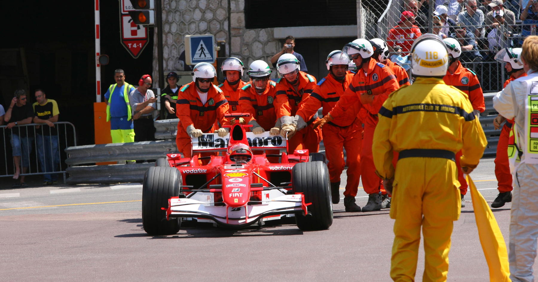 Michael Schumacher sparks Monaco outrage with controversial crash - Throwback
