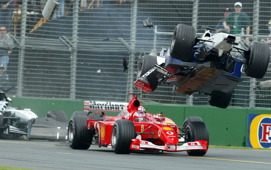 Schumacher flying AUS 2002 3