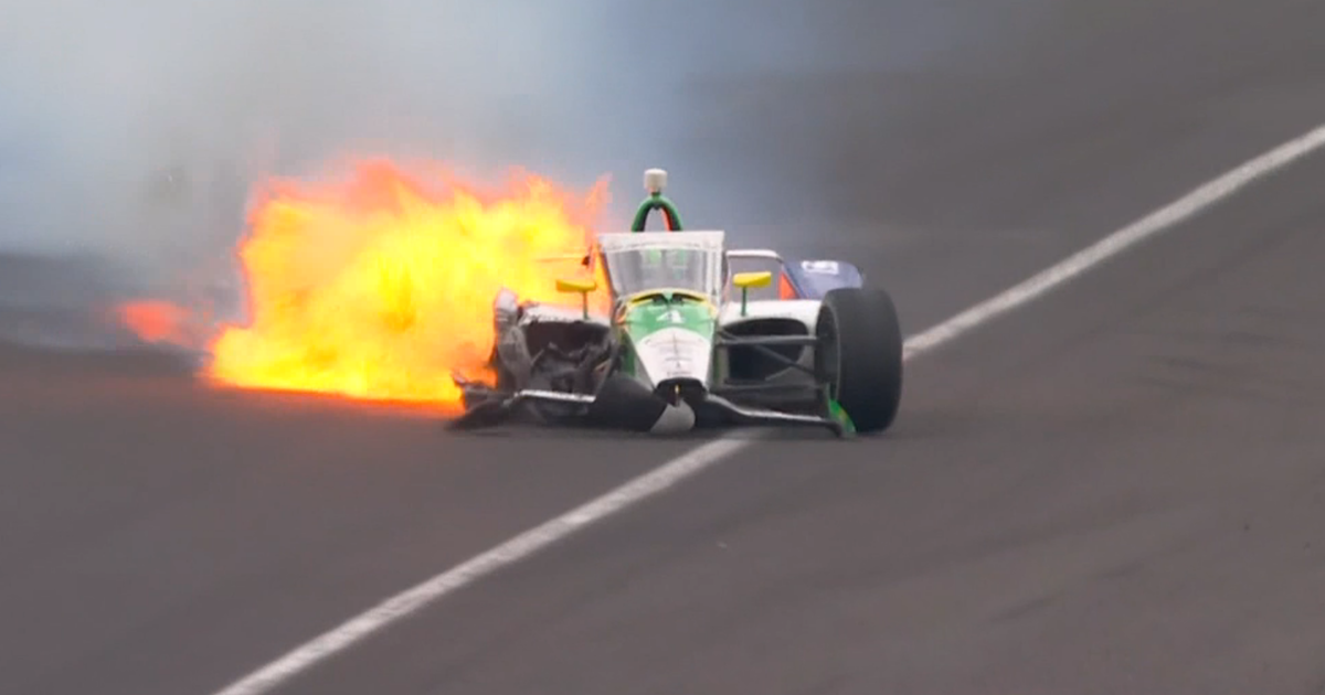 Indy 500 rookie in flames sets up late shootout