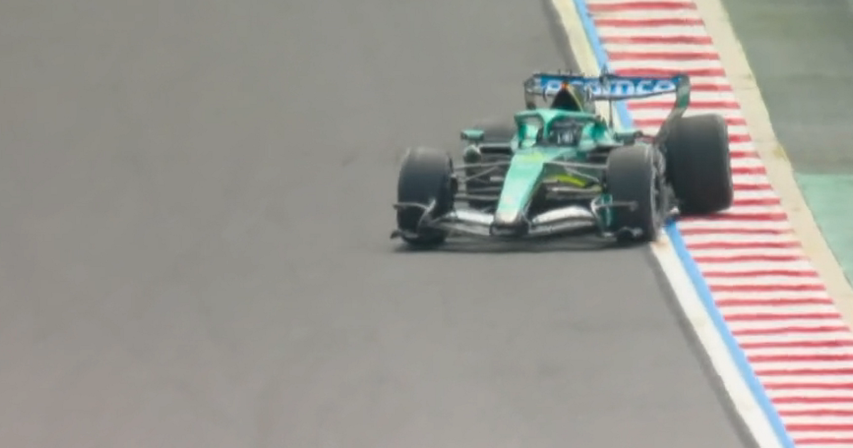 Lance Stroll triggers Hungary red flag after unusual car failure