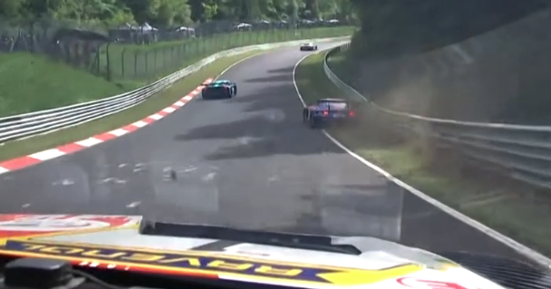 Max Verstappen escapes major Nurburgring 24 Hours scare