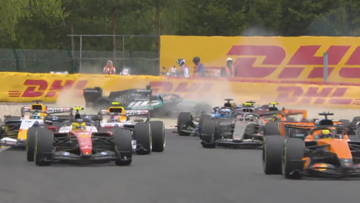 Breaking: Russell crasht uit GP België na tik van Hamilton