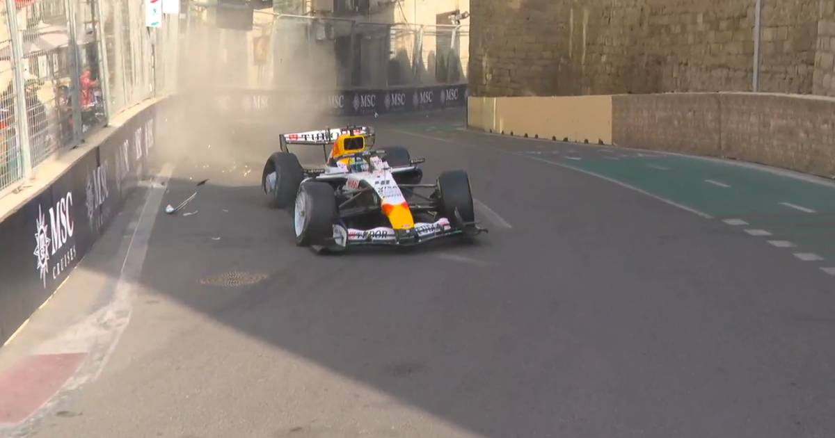 Arvid Lindblad becomes first Baku casualty with costly red flag