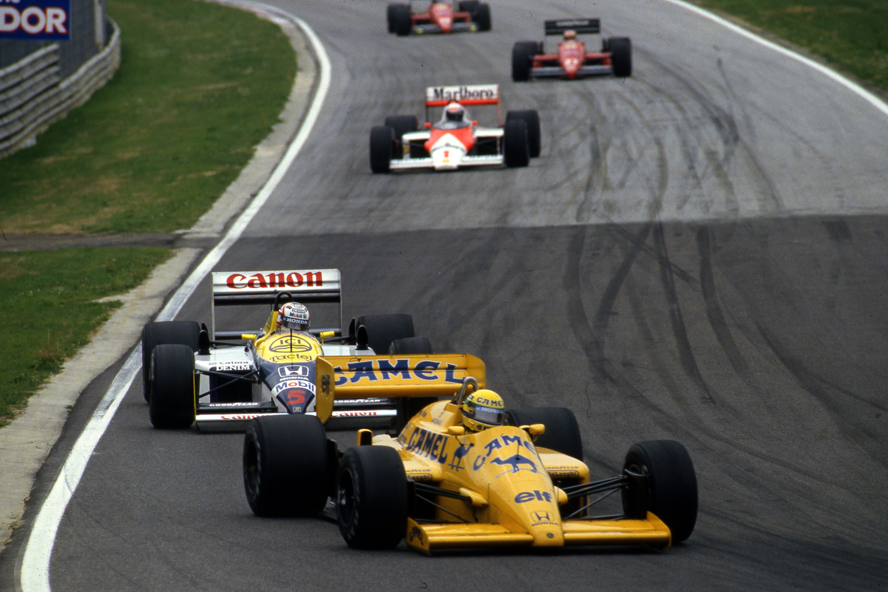 Senna Mansell 1987