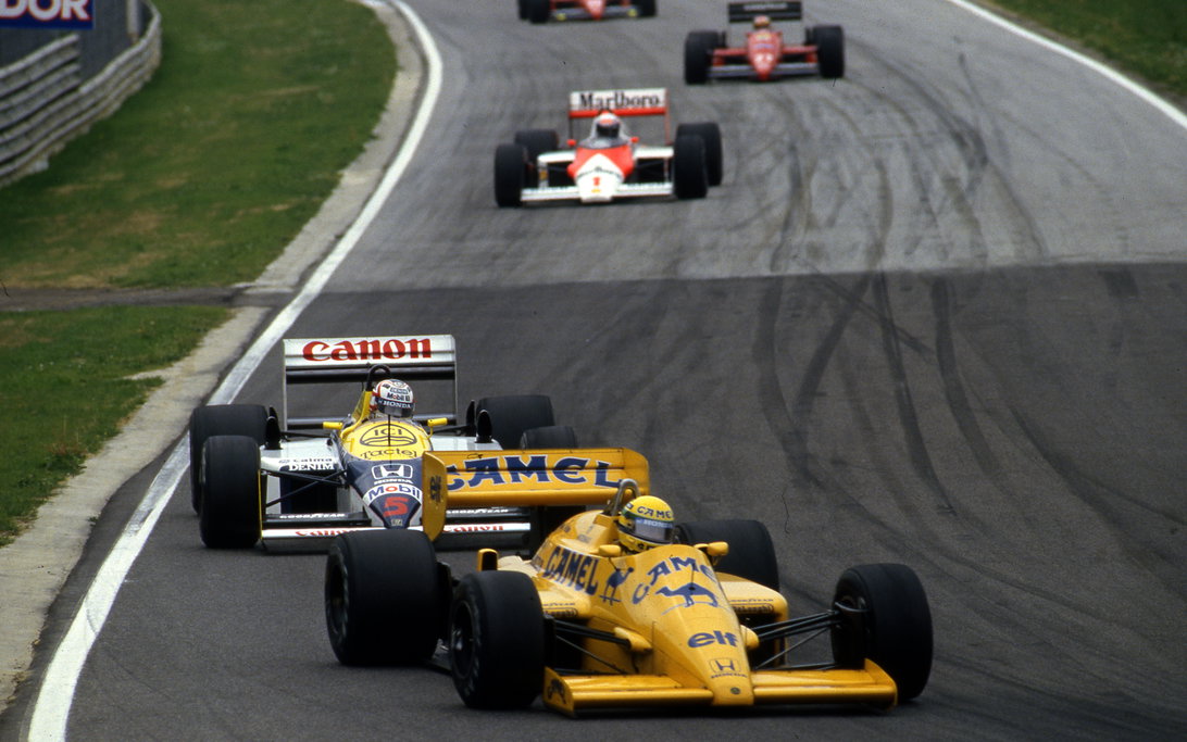 F1レジェンドのピットレーン乱闘:1987年スパ、マンセルvsセナ
