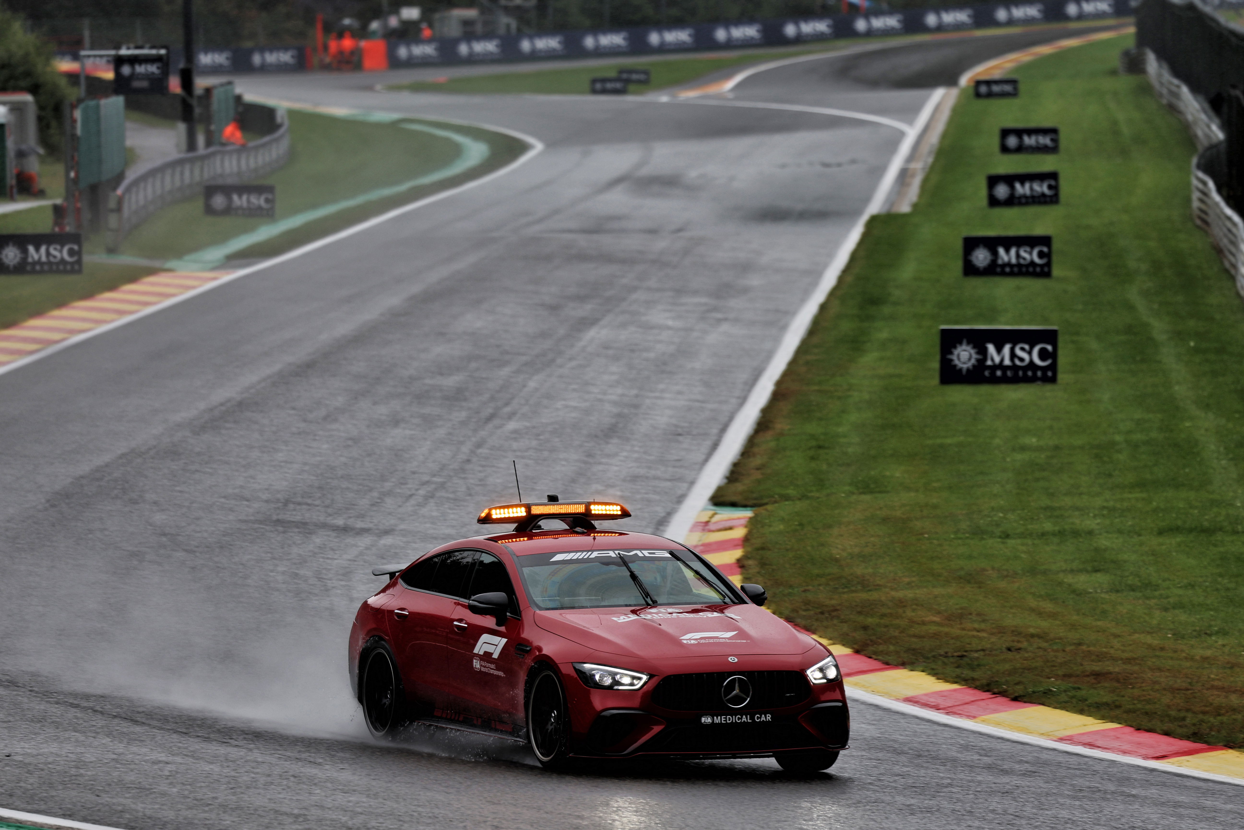 Spa safety car