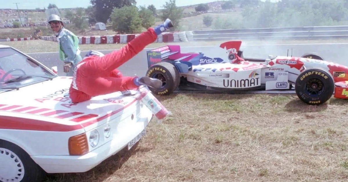 F1 driver struck and injured by medical car in bizarre incident