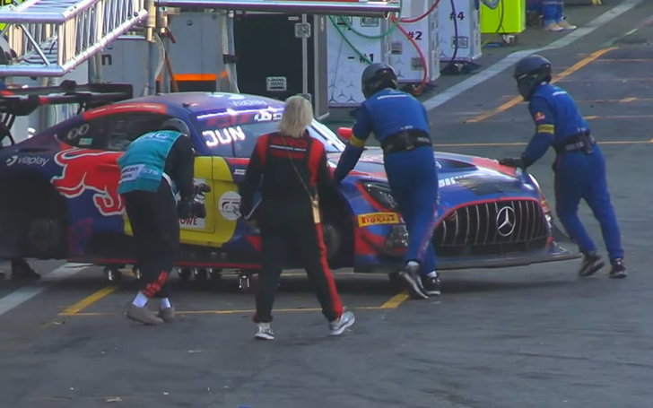 Verstappen racing 24 uur Spa exit screenshot