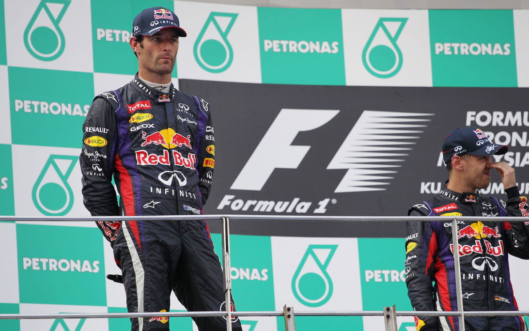 Vettel defies team orders in infamous 'Multi-21' clash with Webber