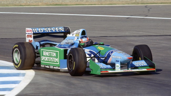 Michael Schumacher (GER) Benetton B194 Ford Cosworth 1st position - www.xpbimages.com, EMail: requests@xpbimages.com Copyright: Photo4 / XPB Images