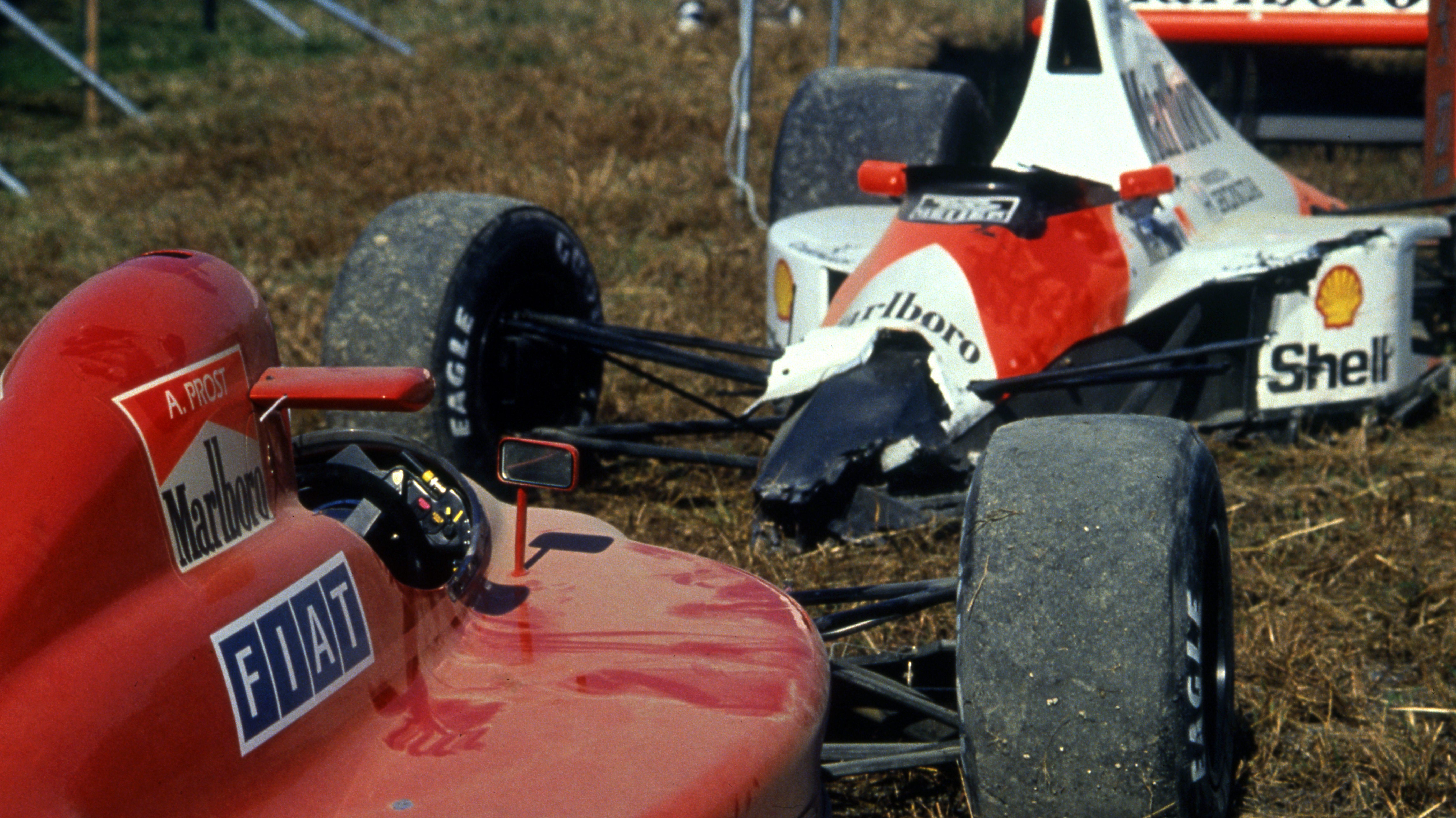 Senna Prost Japan 1990