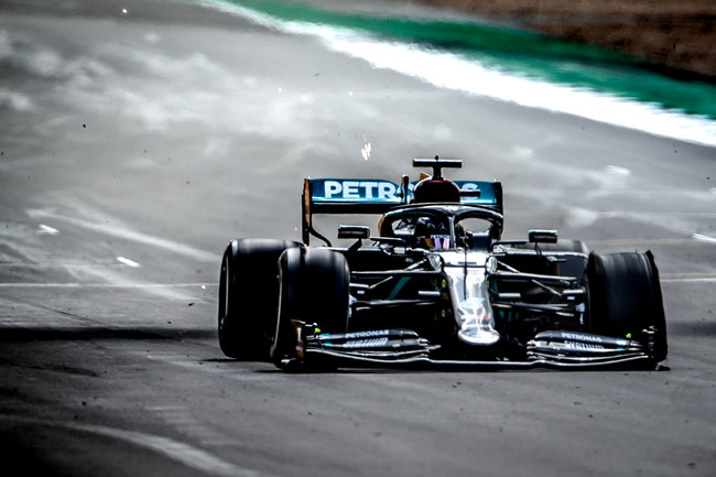 Lewis Hamilton wint de Grand Prix van Groot-Brittannië in 2020
