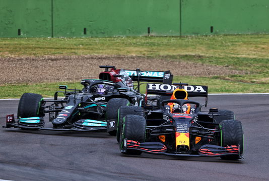 Verstappen Hamilton Imola 2021