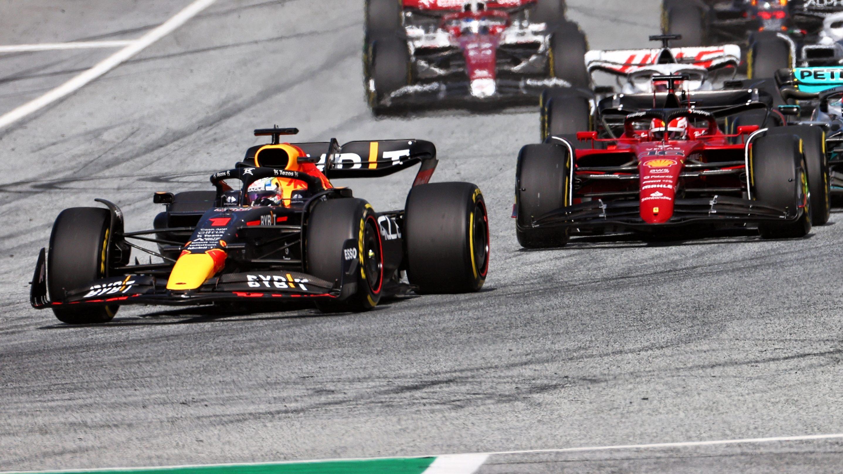 Verstappen Leclerc sprintrace Austria