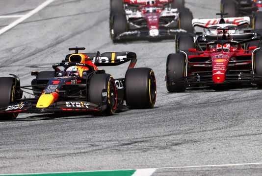 Verstappen Leclerc sprintrace Austria