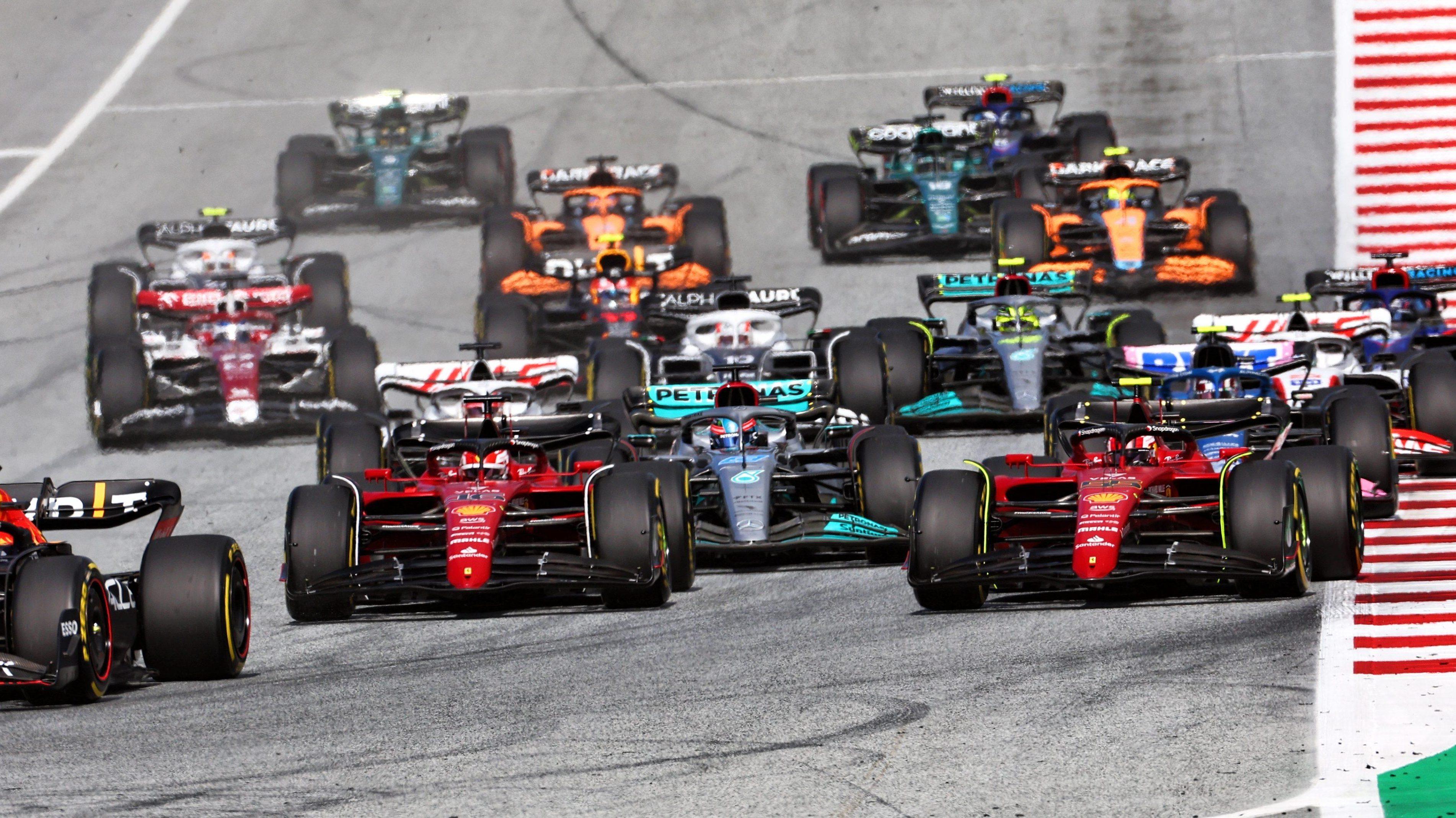 Start sprintrace Austria GP 2022