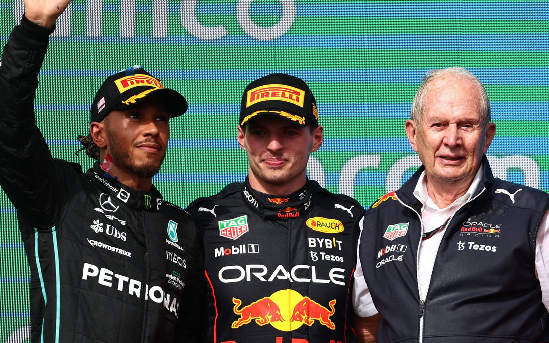 Verstappen Marko Hamilton 2022