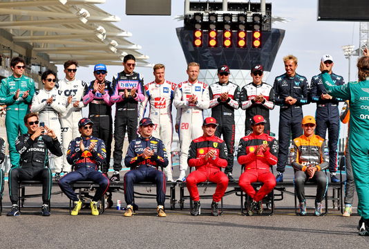 Vettel grid Abu Dhabi