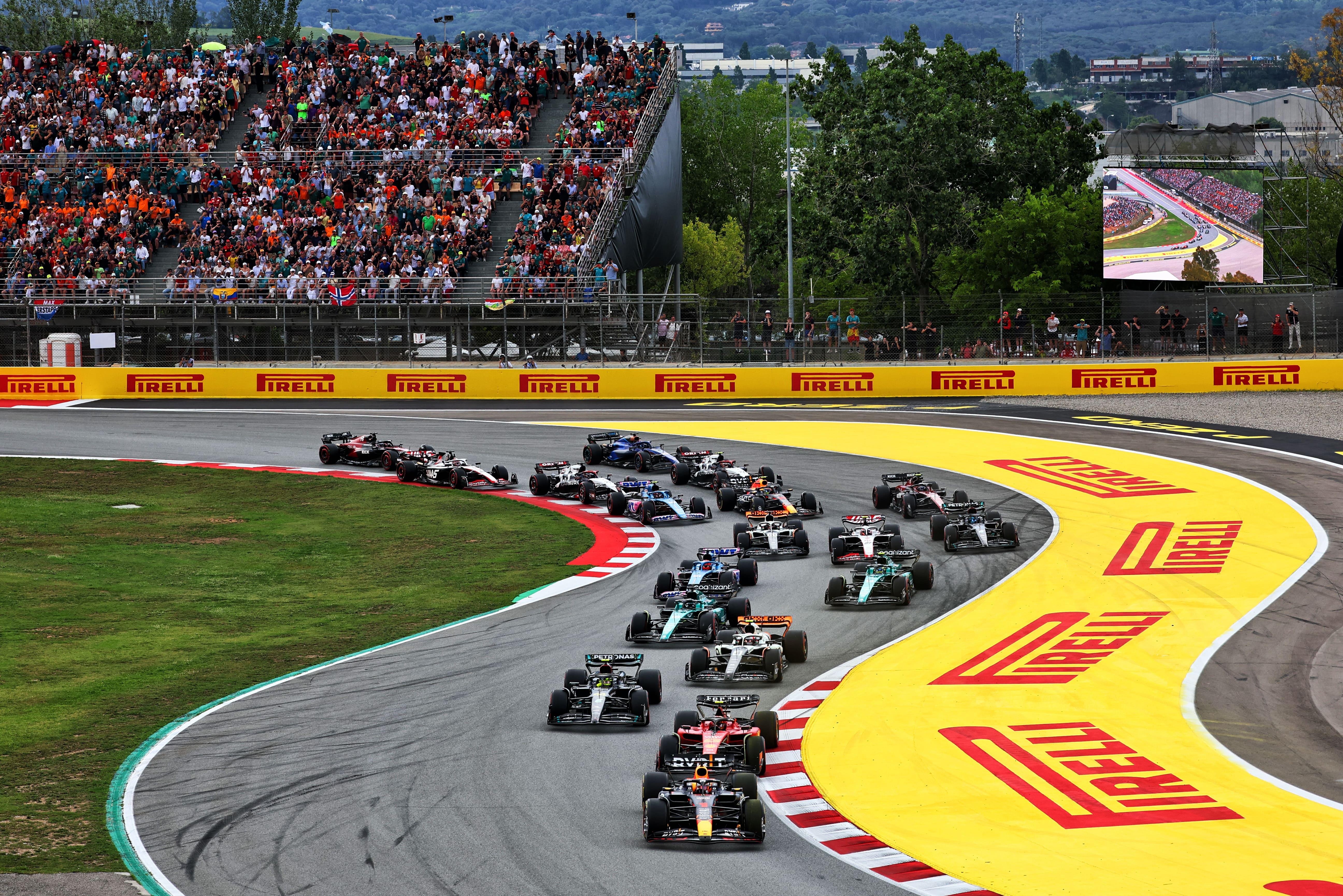 F1 Spanish GP 2023 race start