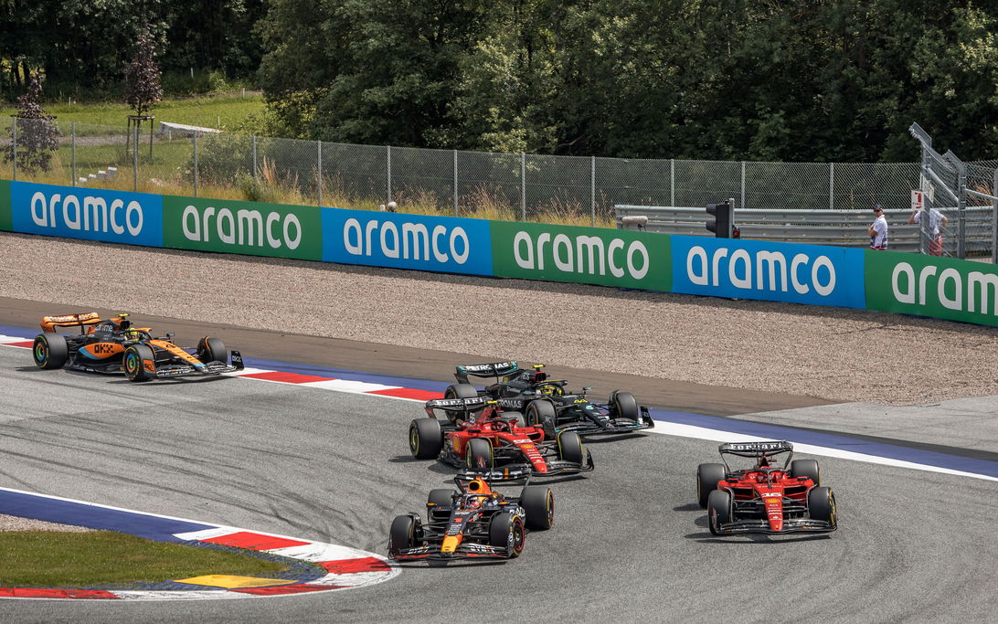 GP Oostenrijk 2023 bocht 1