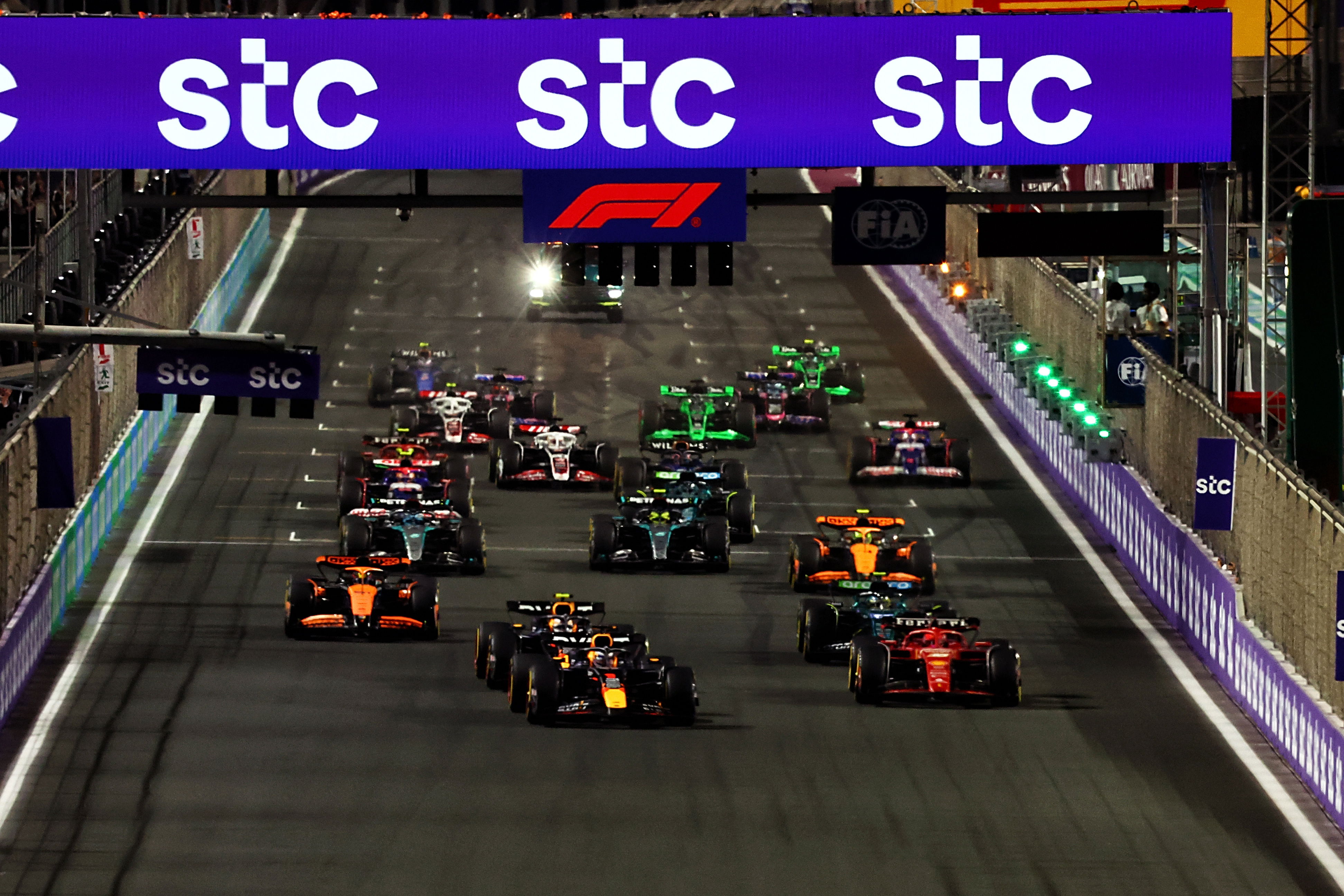 Saudi Arabian GP start 2024