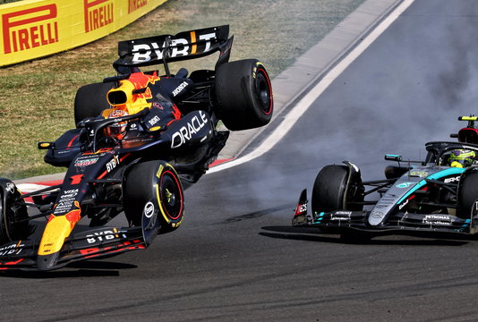 Verstappen Hamilton Hungary 2024