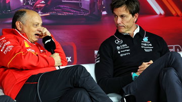 Fred Vasseur makes 'cheating' claim after Toto Wolff comment about Ferrari