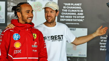 Sebastian Vettel reveals major secret he told Lewis Hamilton about Ferrari