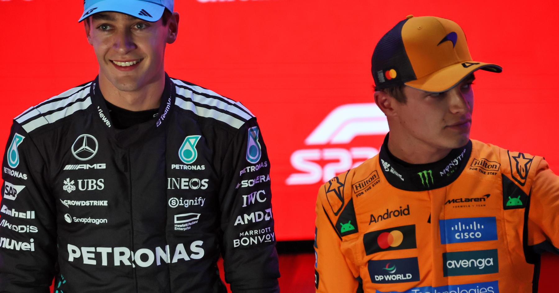 George Russell snaps back after Lando Norris criticism