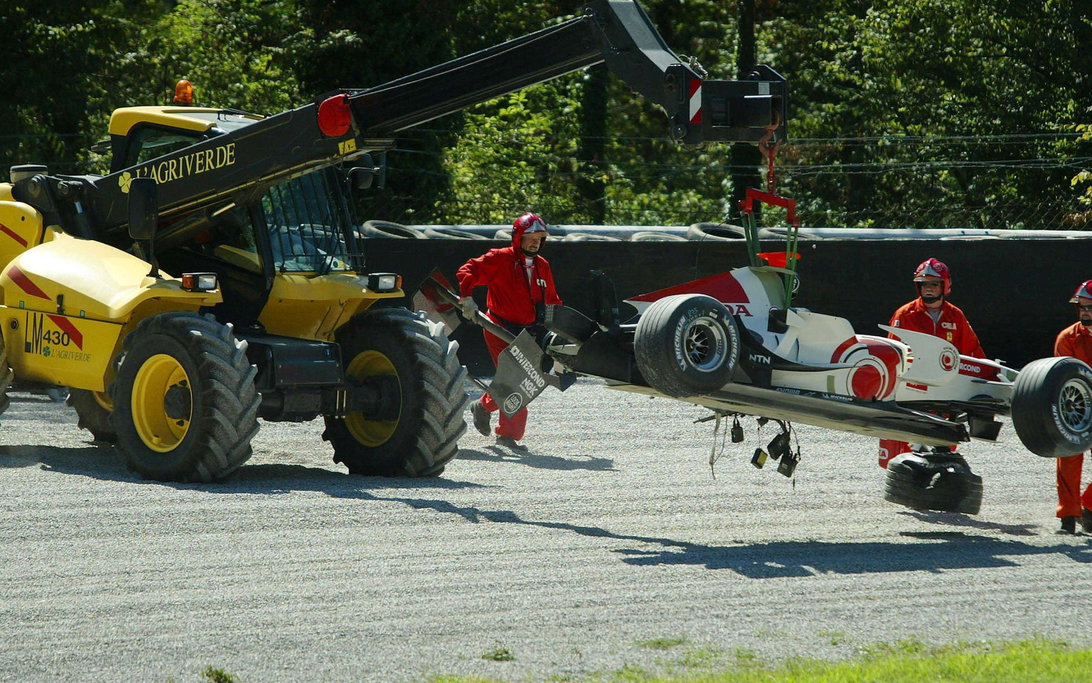 Button Monza testcrash