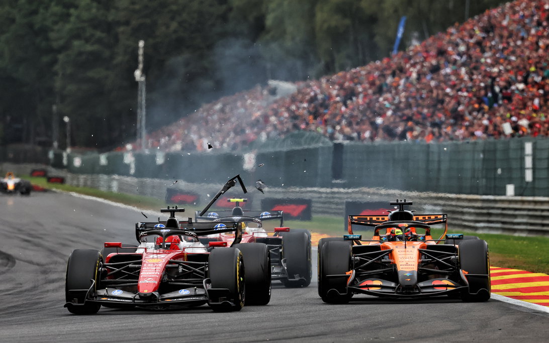 Piastri cuestiona la decisión de los comisarios tras el incidente con Leclerc en el GP de Bélgica