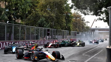 2026 F2 championship standings after Baku Feature Race 1