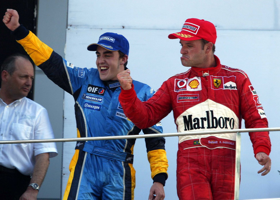 Fernando Alonso en Michael Schumacher
