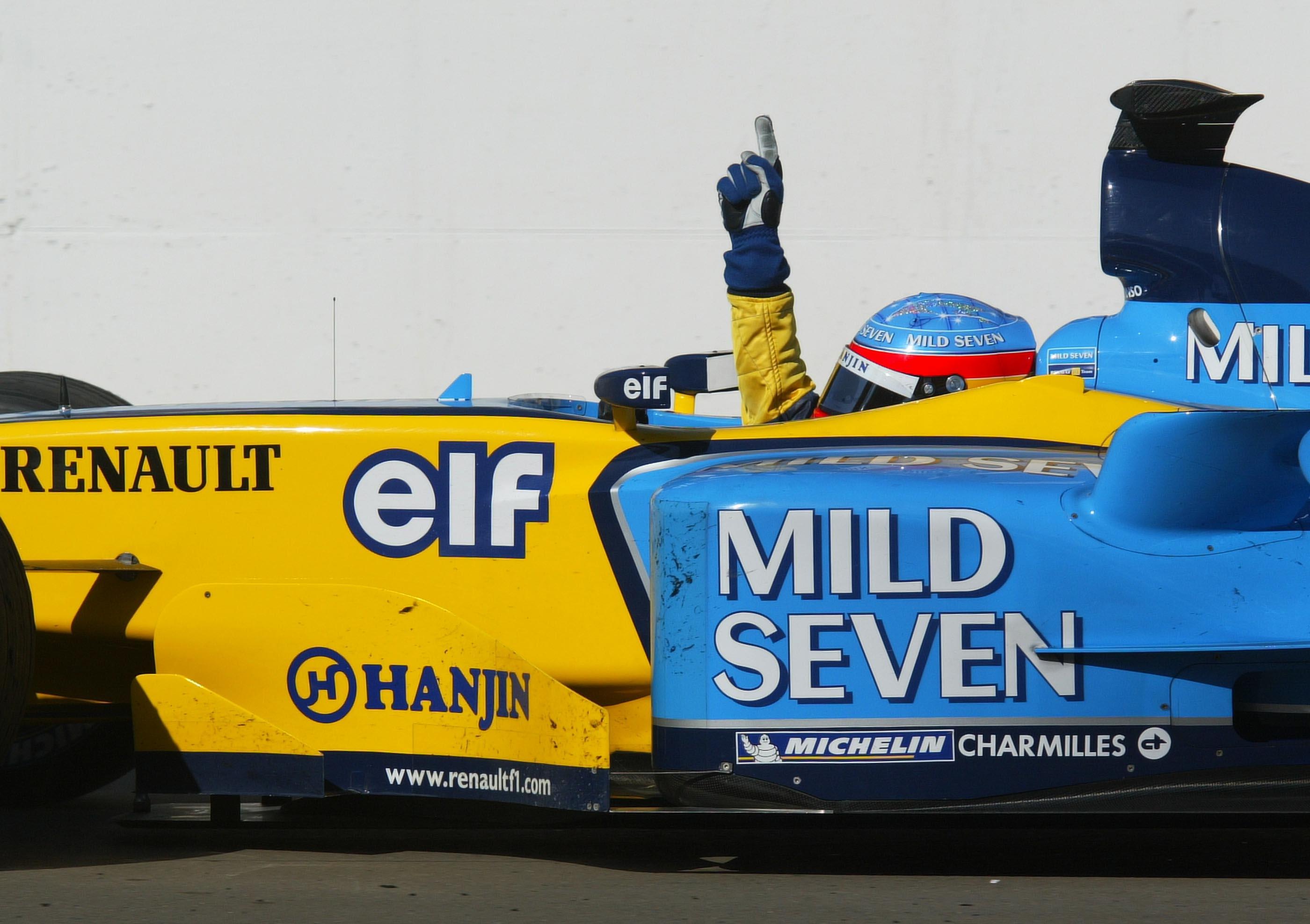 Alonso Hungary win 2003