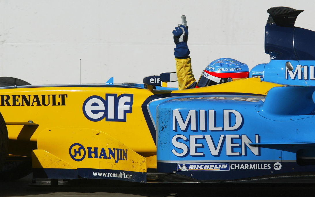 Alonso Hungary win 2003
