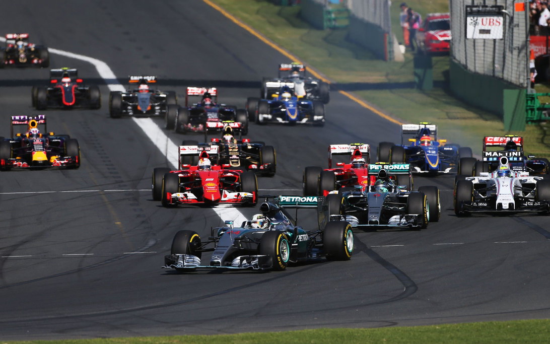 Melbourne gp start 2015