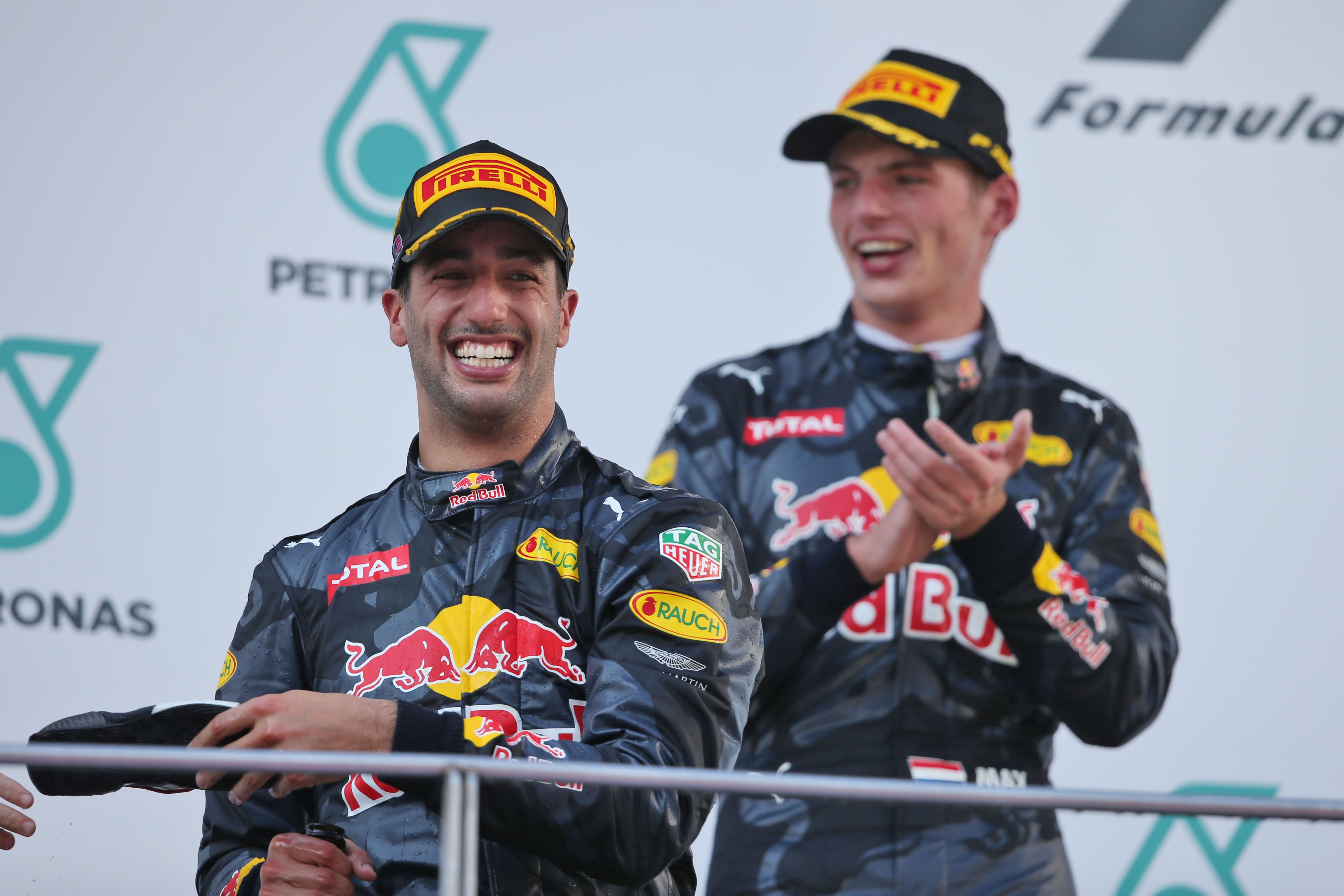 Ricciardo Verstappen Malaysia 2016